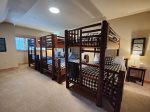 Bunk Room with Three Twin Over Full Bunk Beds